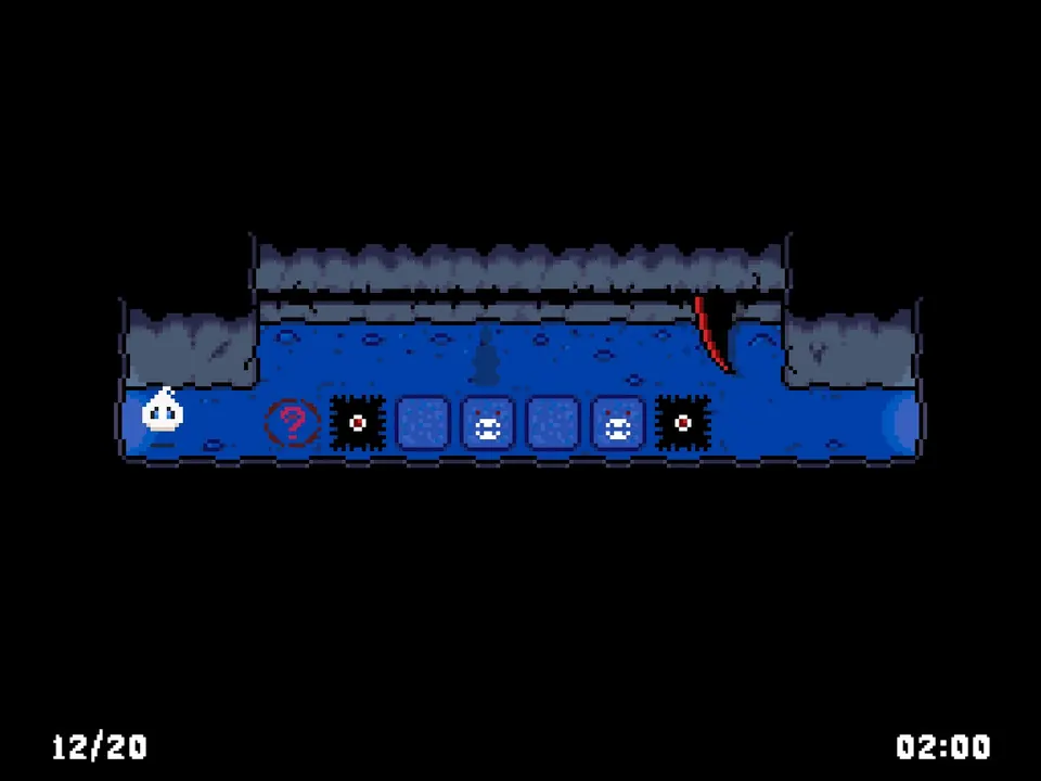 The third Candle of Virtue in Trial 12, below the descending claw