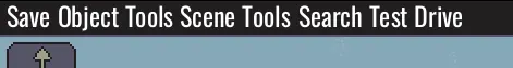 Save, Object Tools, Scene Tools, Search, and Test Drive on the top bar