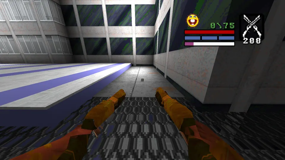 The left corner behind you at the start of Maracananzinho, where the sliding panel is