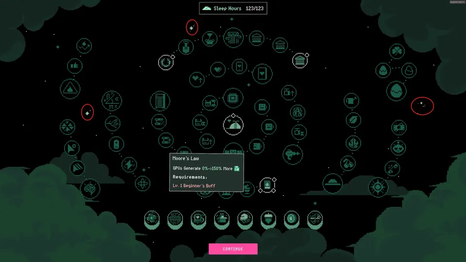 The prestige Dreamtree with the matching stars selected for Look to the Stars.