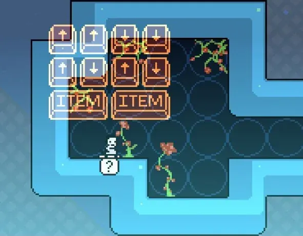The Low Gravity code laid out in the game world