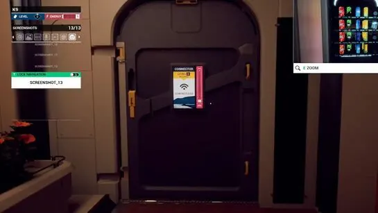 The Connector door with its level 2 card reader