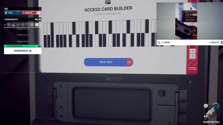 The Card Builder barcode screen set to match the back of Jahi's card