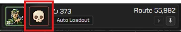 The skill toggle switched to Slay, shown by the skull icon next to the Auto Loadout button
