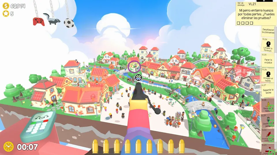 Village Day 2 find Tim: spawn spot 1 of 3, circled on the map