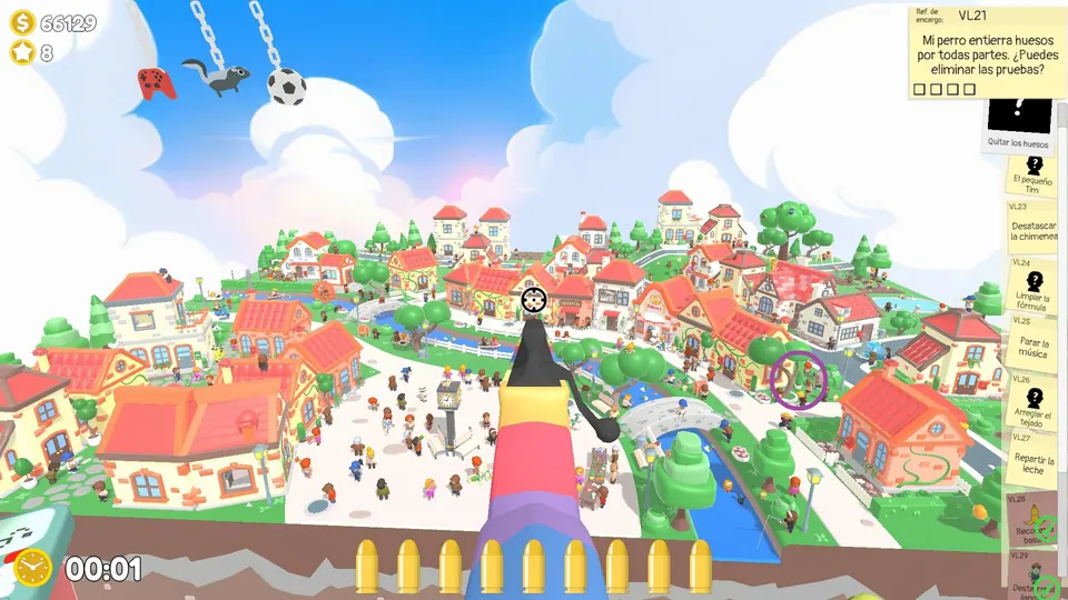 Village Day 2 find Tim: spawn spot 3 of 3, circled on the map
