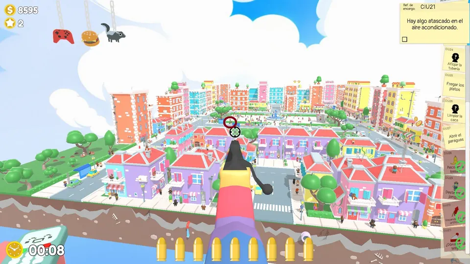 City Day 2 poop: spawn spot 2 of 3, circled on the map