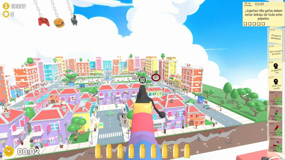 City Day 3 car door: spawn spot 1 of 3, circled on the map
