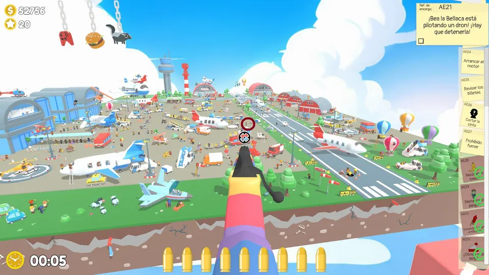 Airport Day 2 drone: spawn spot 1 of 3, circled on the map