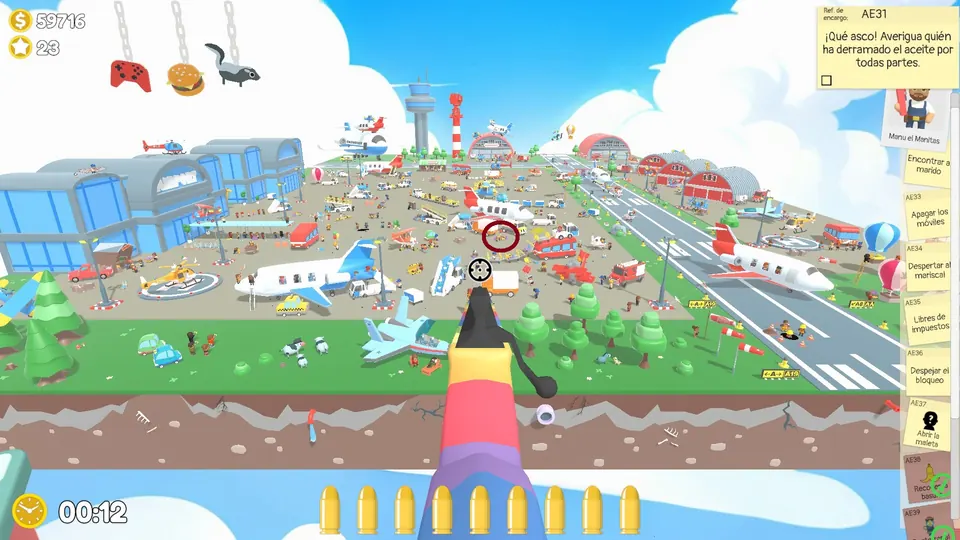 Airport Day 3 marshal: spawn spot 3 of 3, circled on the map
