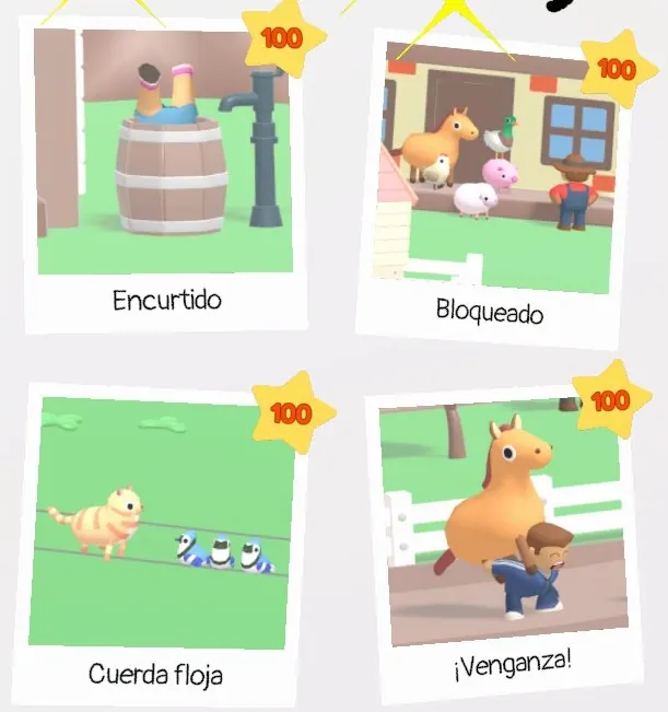 Funky Farm album, last four photos scored 100