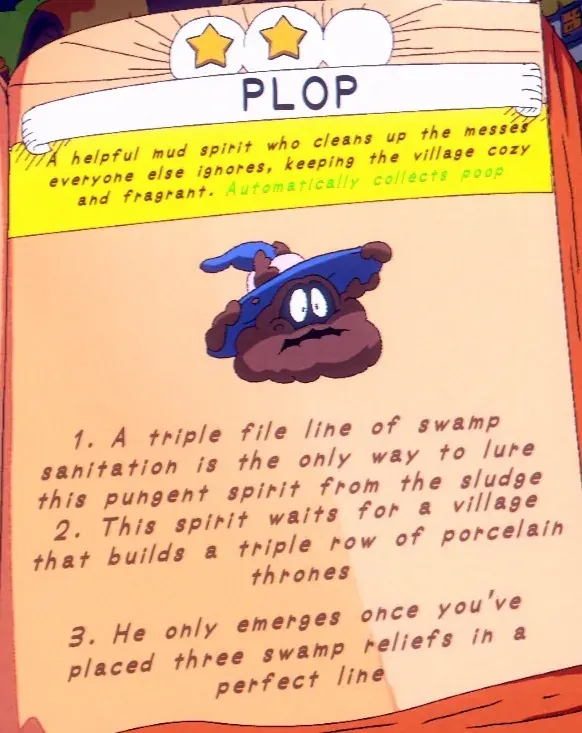 three swamp toilets in a line for Plop