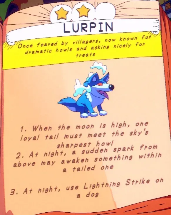 Lightning Strike on a dog at night for Lurpin