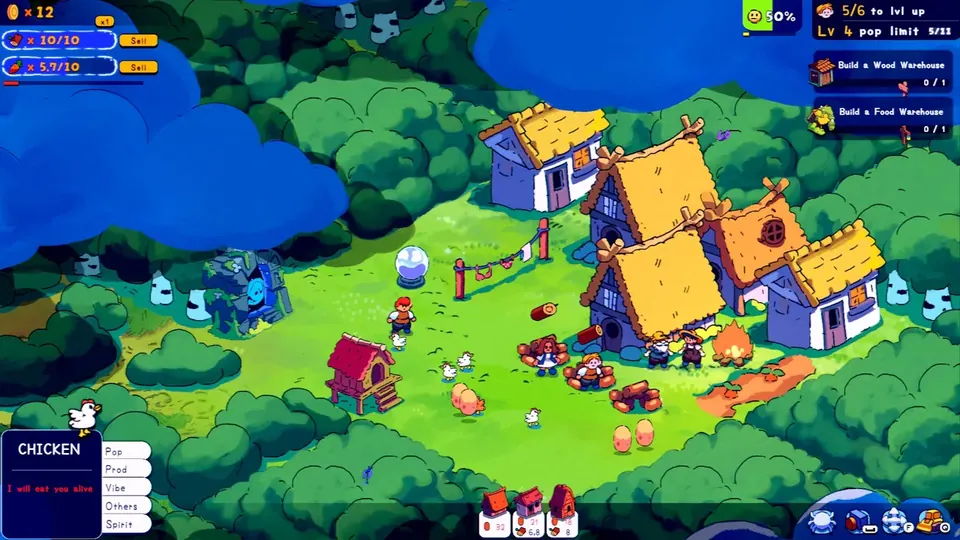 The fishing minigame