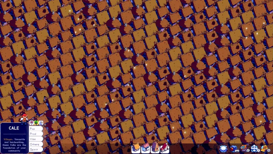 A campfire-only build keeping The Architect playable