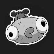 Bing Bong Mask icon: a round fish-like head with bulging eyes and a little propeller