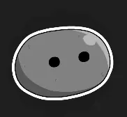 Piku Mask icon: a plain oval face with two small eyes
