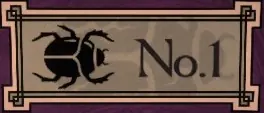 Ancient: scarab beetle stamp